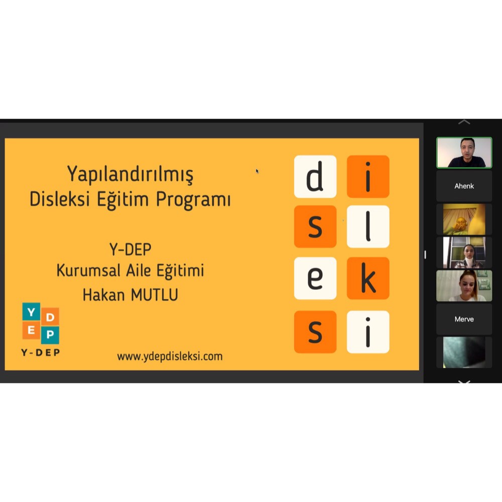 Yapılandırılmış Disleksi Eğitim Programı / Y-DEP Disleksi Aile Eğitimi